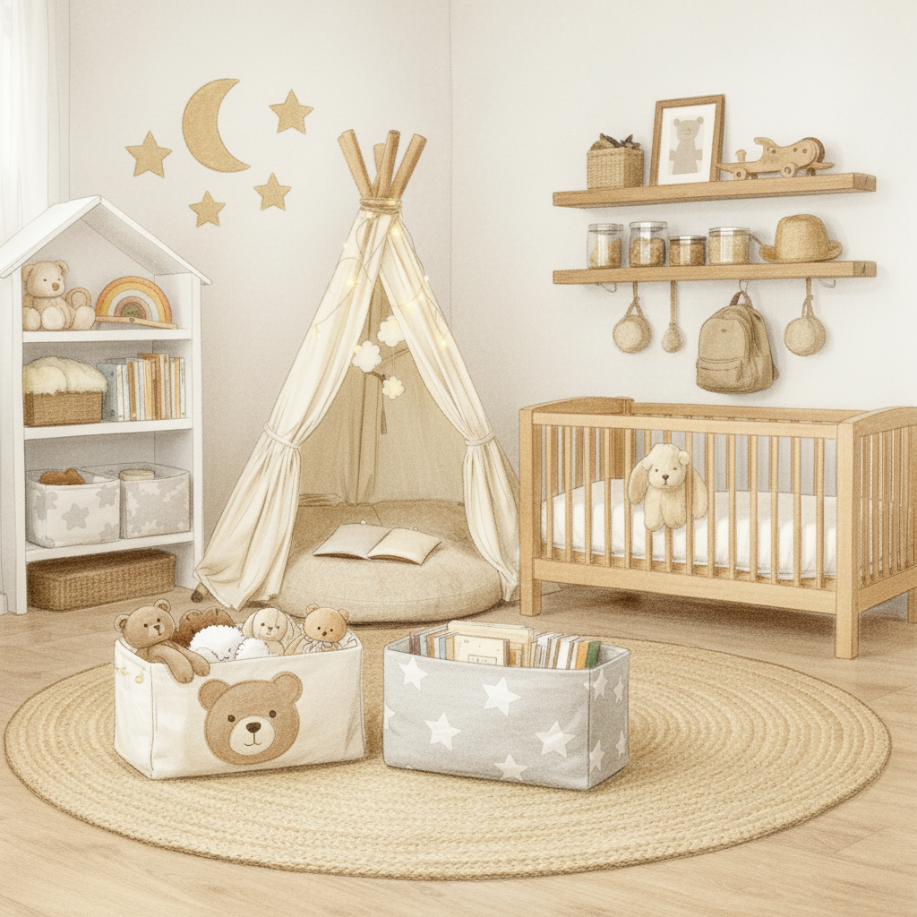 Optimisation d'une chambre enfant - Tri, rangement & rotation des jouets