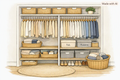 Tri & Rangement du dressing