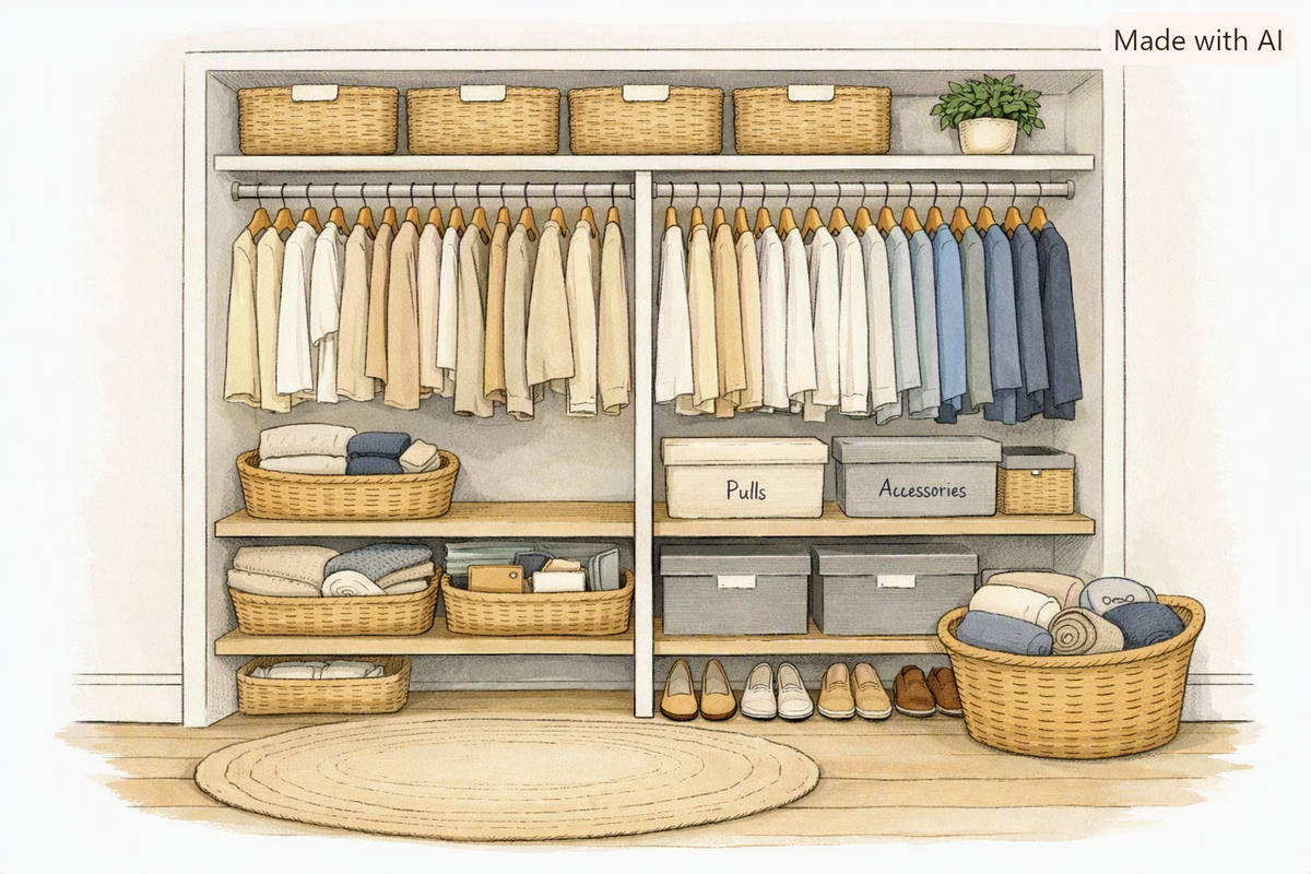 Tri & Rangement du dressing
