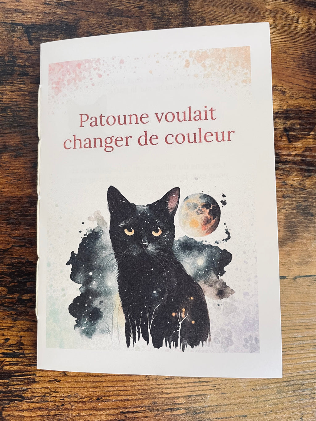 Patoune voulait changer de couleur (4-6ans)