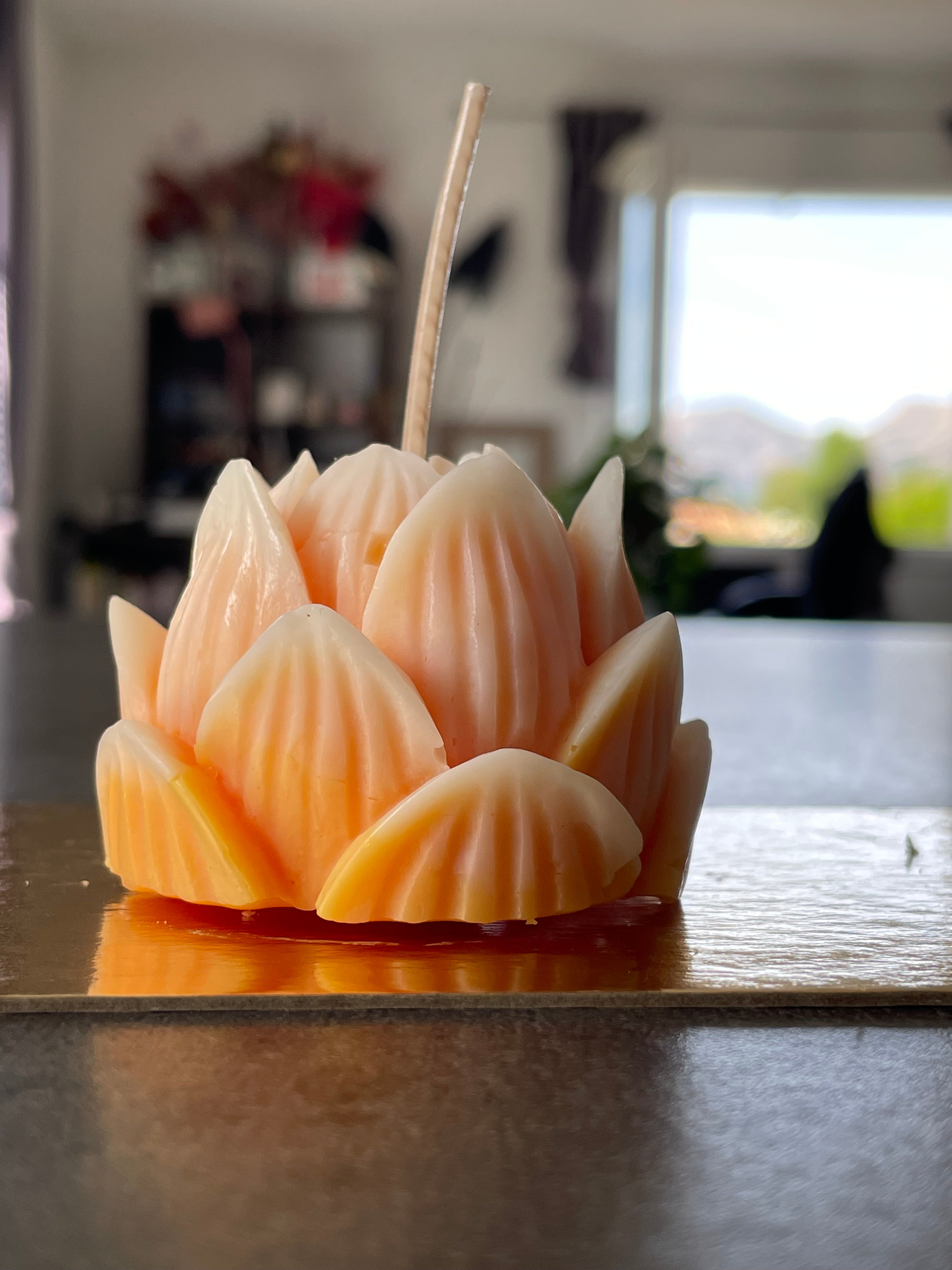 Bougie Fleur de Lotus Artisanale