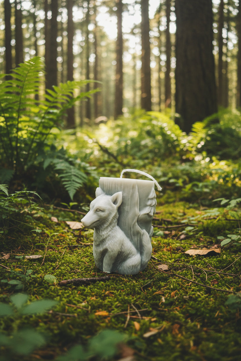 Bougie Loup Artisanale