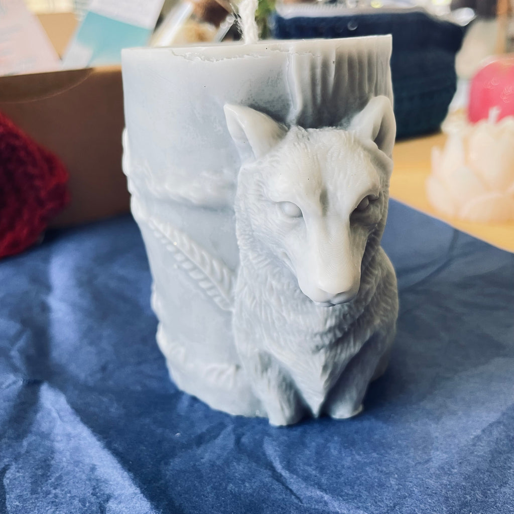 Bougie Loup Artisanale