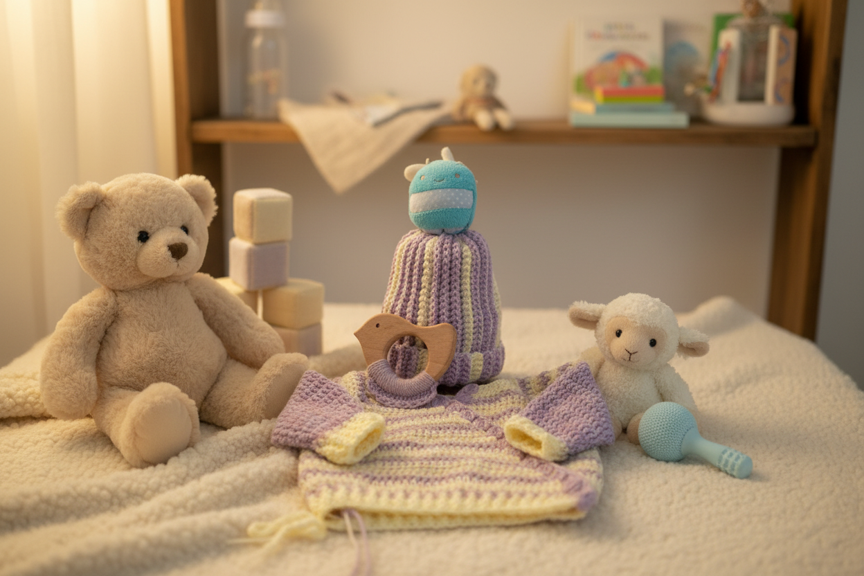 Pack Naissance - Cache-Cœur et Bonnet