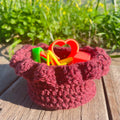 🧺 Corbeille-chapeau - Fait main au crochet