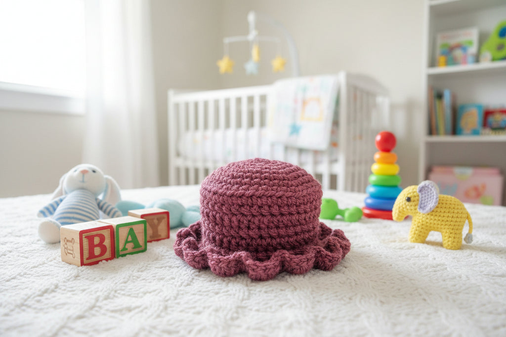 🧺 Corbeille-chapeau - Fait main au crochet