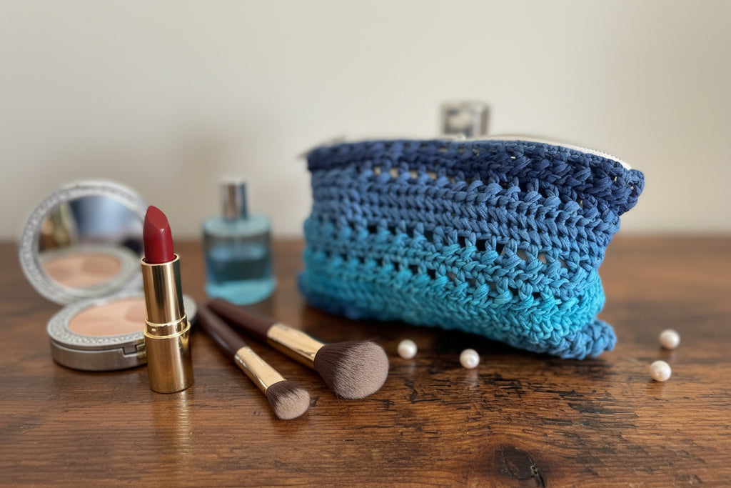 ✨Pochette ajourée zippé - au crochet