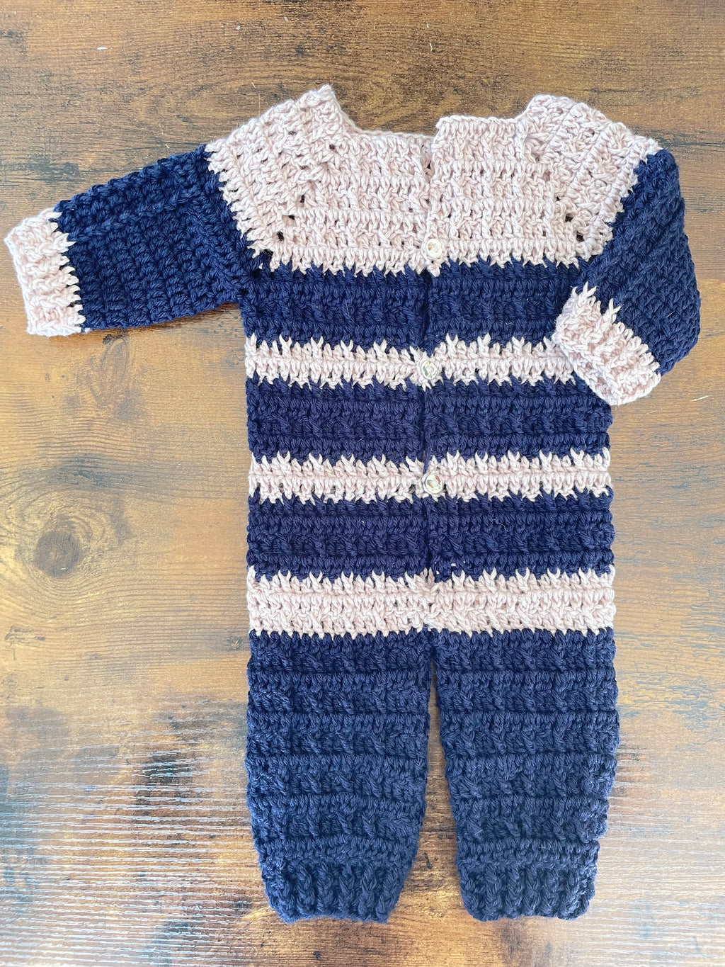 Pyjama bébé 0-3 mois - Fait main au crochet🧶